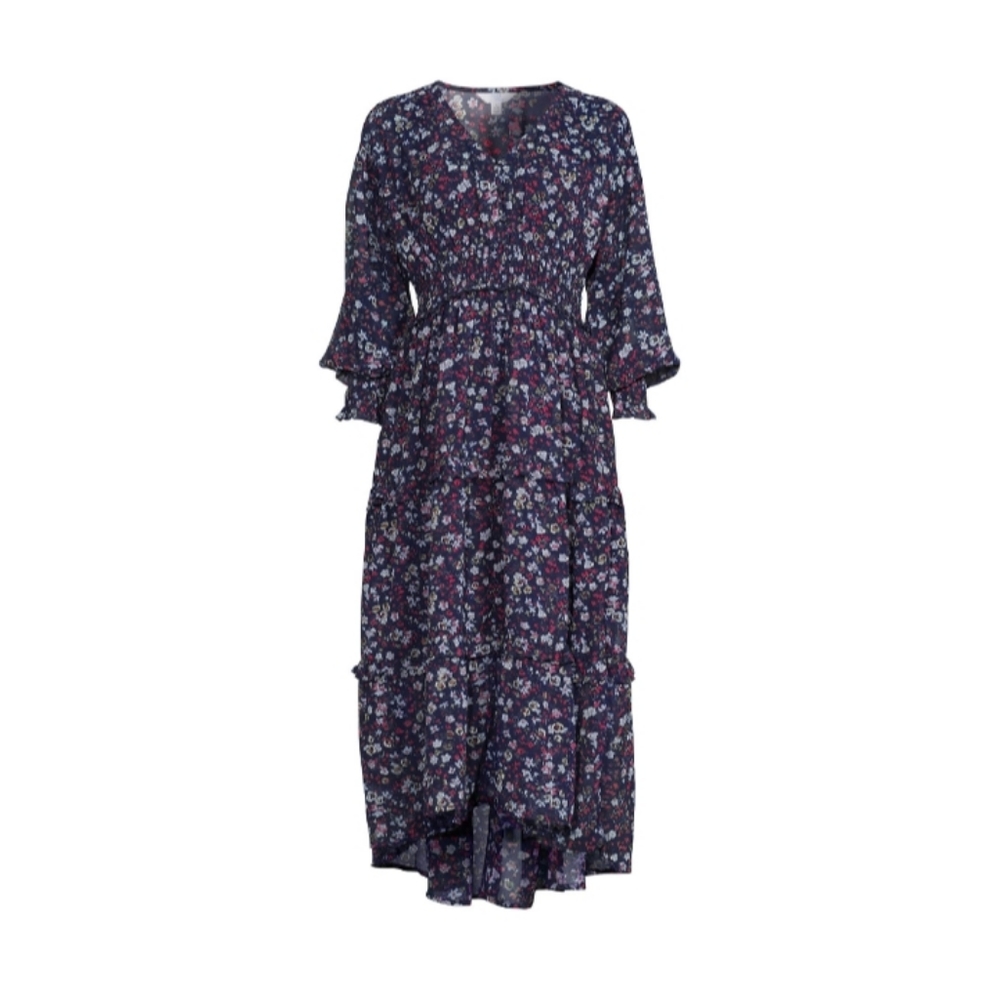 High Low Multi Color Dress - Picture 3 of 5